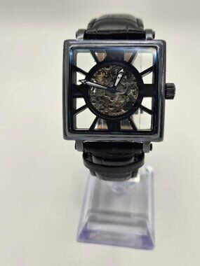 Stührling Original Chariot Square 40mm 389 Automatic Skeleton Watch